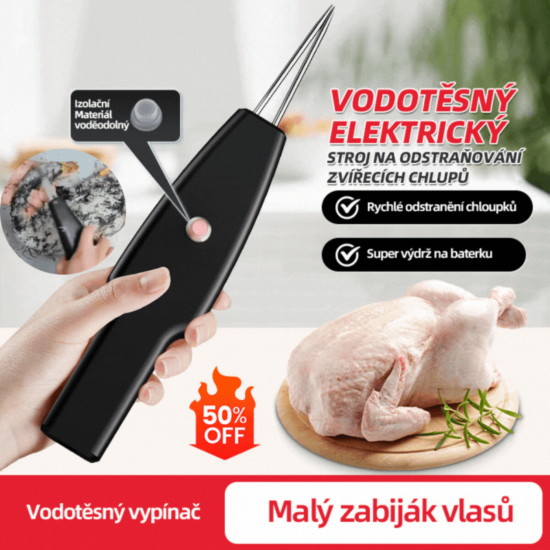 🐓🦆Elektrické zařízení pro rychlé odstranění chlupů u ptáků✅【Také zašlete konverzní zástrčku】