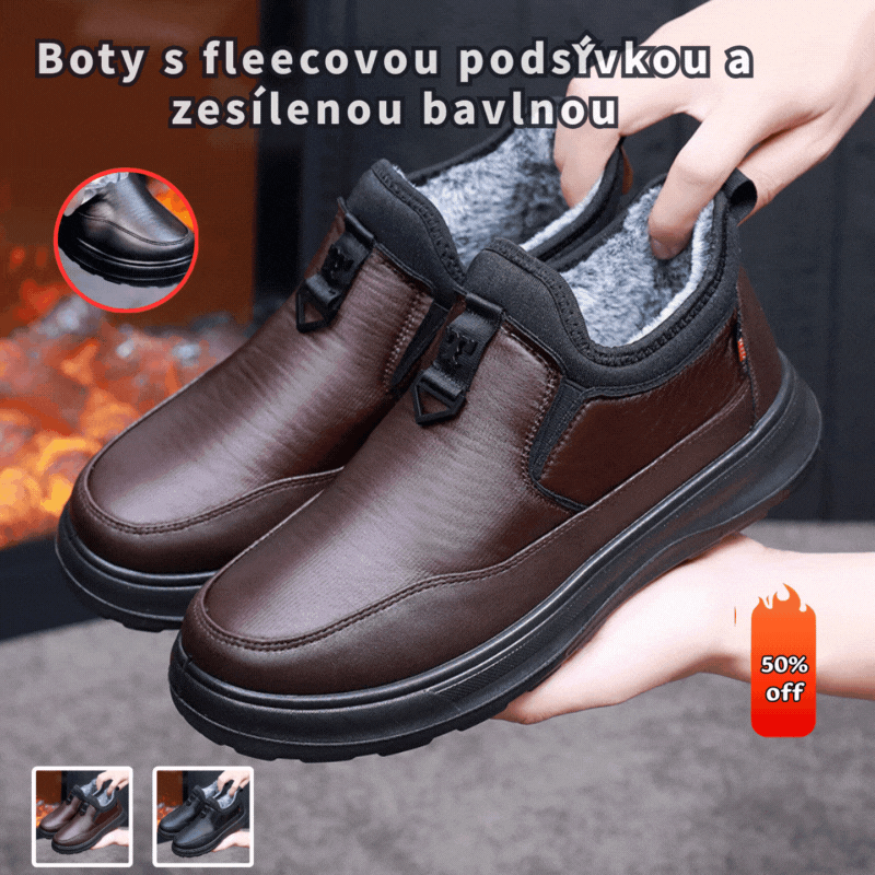 💥【39-44】 Nových zimních sametových a silných bavlněných bot