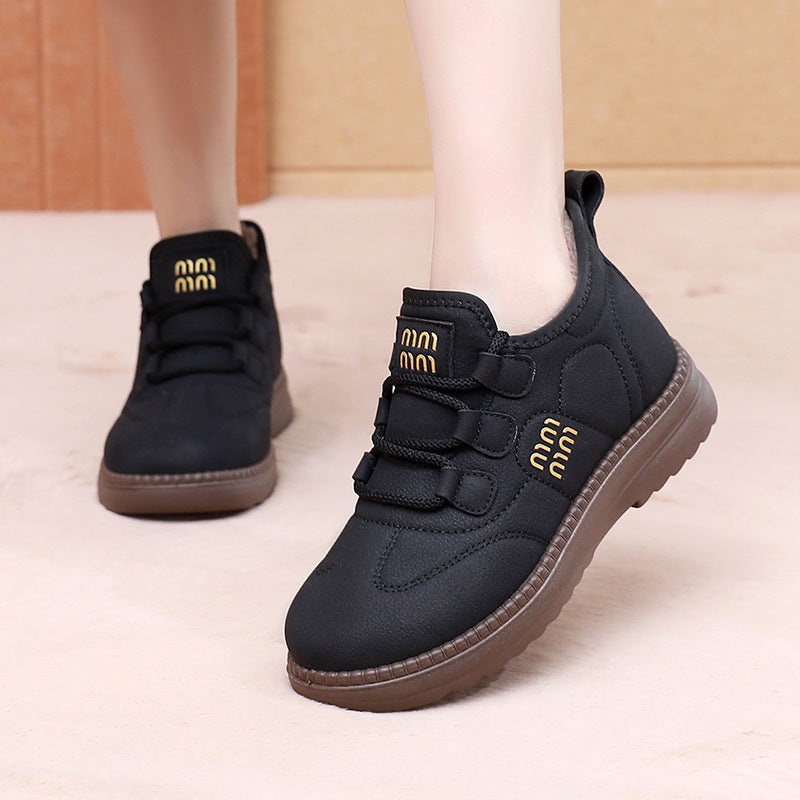 🔥【35-41】Zima 2025, nový styl sametových a silných teplých sněhulek, pohodlné a protiskluzové silné podrážky vám neunaví nohy