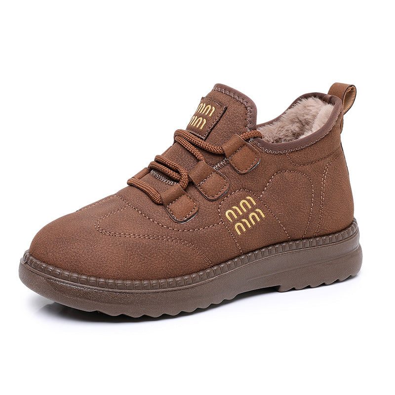 🔥【35-41】Zima 2025, nový styl sametových a silných teplých sněhulek, pohodlné a protiskluzové silné podrážky vám neunaví nohy