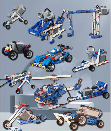 🔥【312 dílků/396 dílků】Elektrická stavebnice