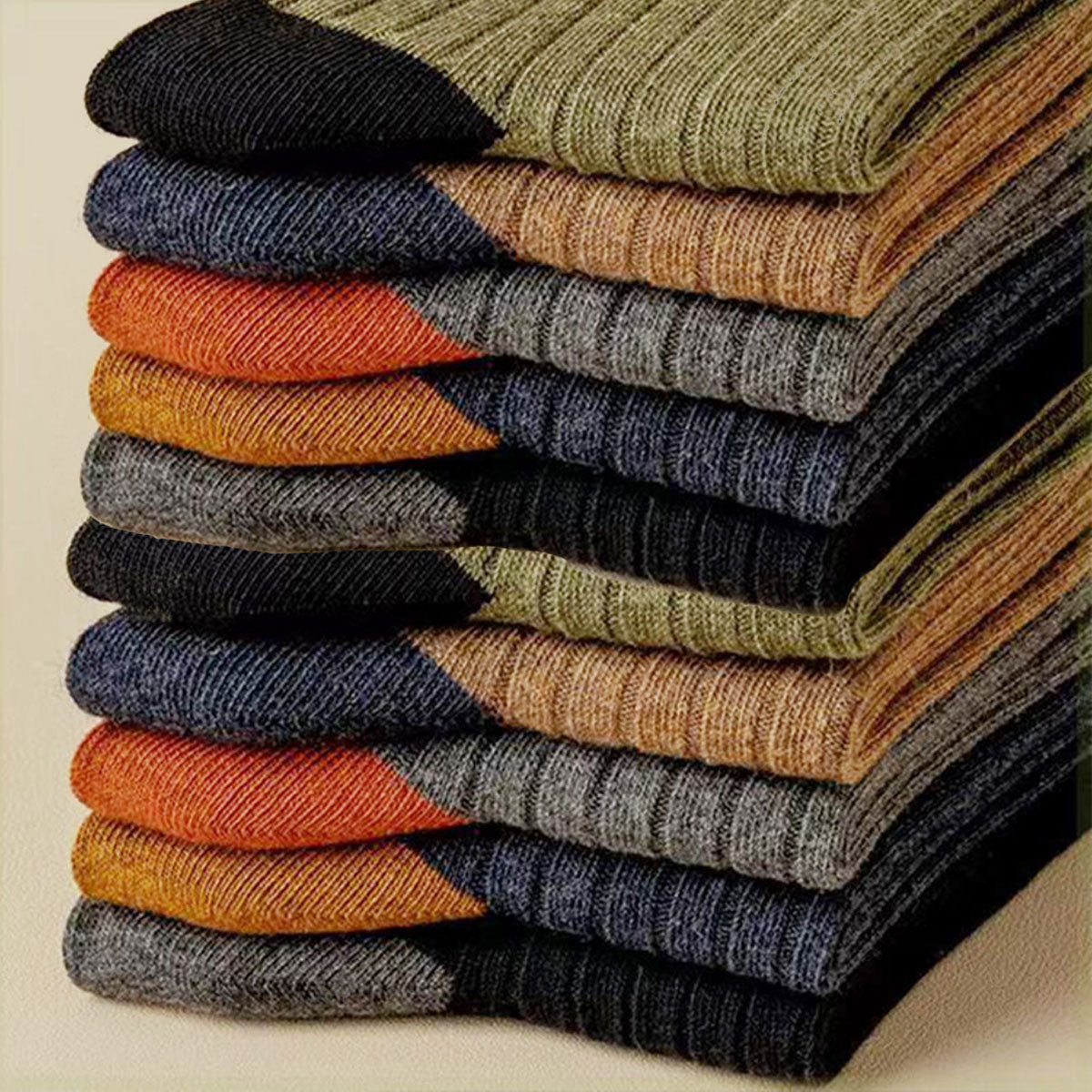 💥💥【Kupte 10 kusů a získejte 10 kusů zdarma】Pánské hřejivé a zápach odpuzující ponožky - odvádějí pot a jsou prodyšné, udržují nohy v suchu a pohodlí