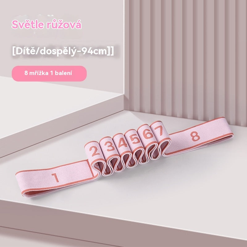 Odporová guma pro budování svalů, protahování nohou a elastická guma pro osoby středního a staršího věku.