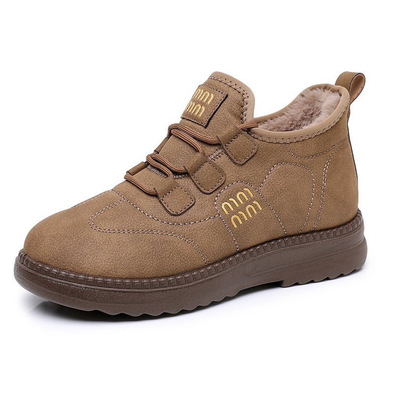 🔥【35-41】Zima 2025, nový styl sametových a silných teplých sněhulek, pohodlné a protiskluzové silné podrážky vám neunaví nohy