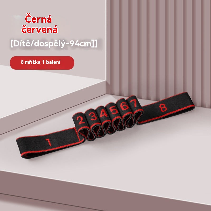 Odporová guma pro budování svalů, protahování nohou a elastická guma pro osoby středního a staršího věku.